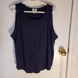 Women's Old Navy navy blue open back sleeveless top XL